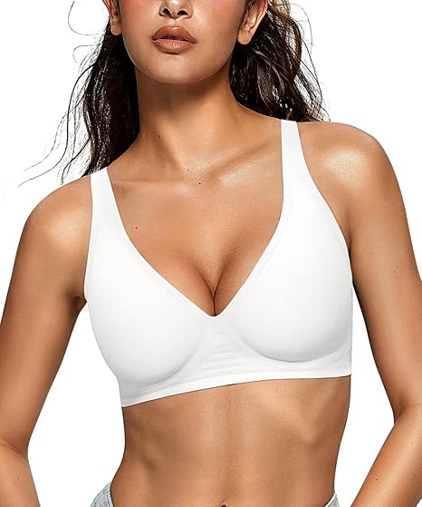 Deep V Push Up Bras No Underwire