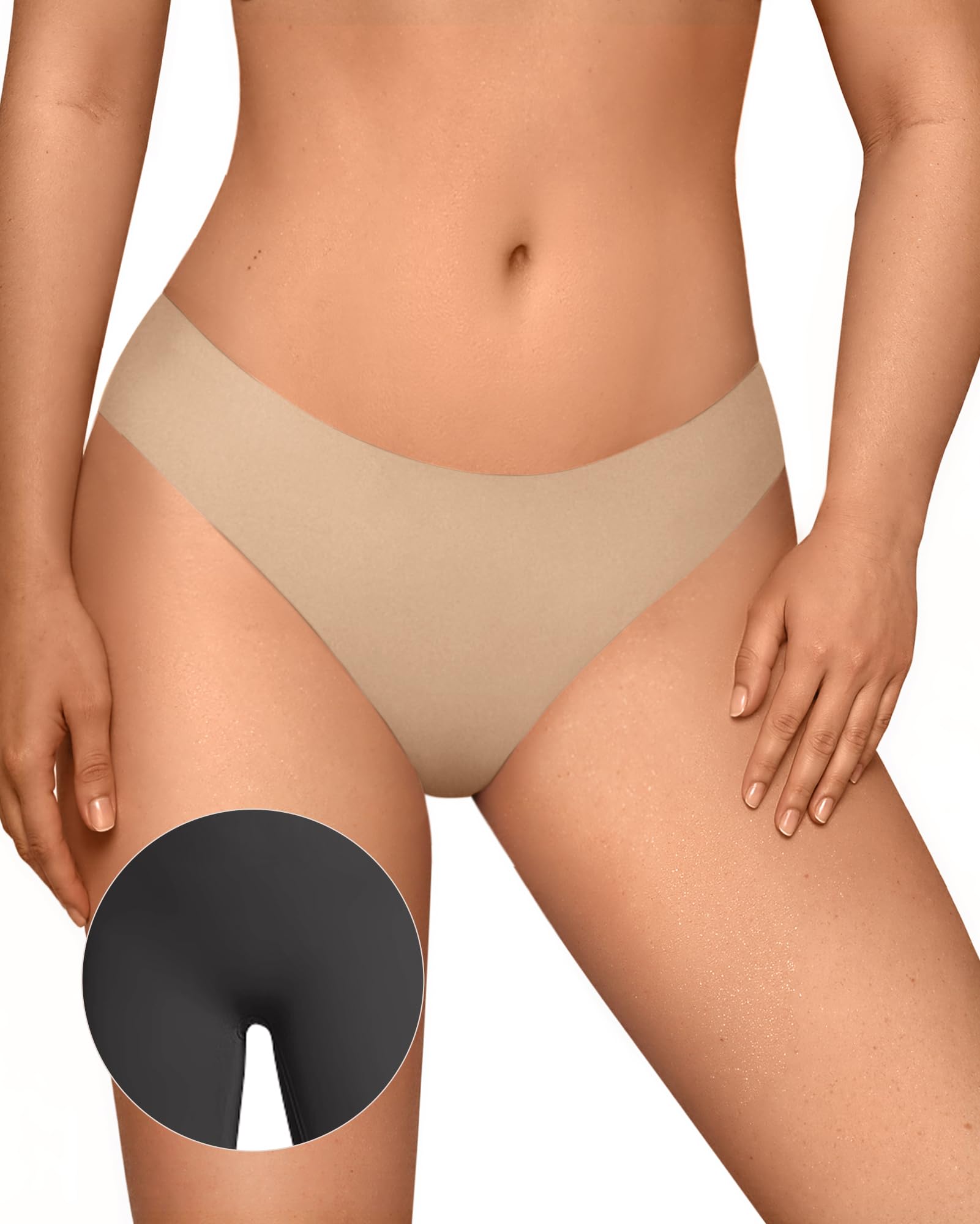 OEAK Seamless Thongs for Women Invisible Thongs